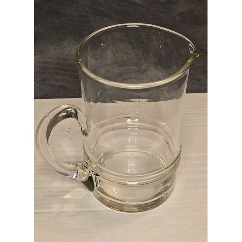 Vintage Iittala Finland Pisaranrengas Ripple Pitcher by Timo Sarpaneva